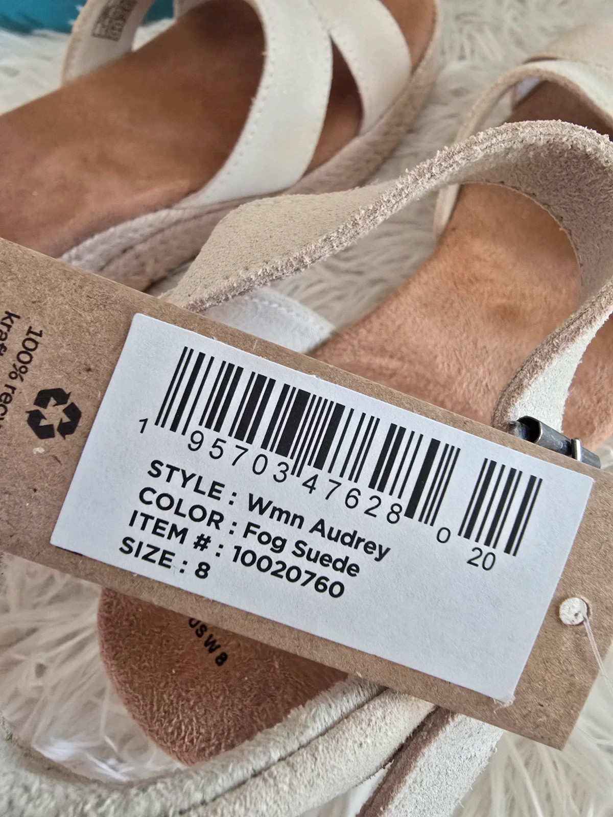 Eredeti TOMS Audrey platform bézs színű extra kényelmes és extra minőségű szandál 38,5cm új,címkés 4