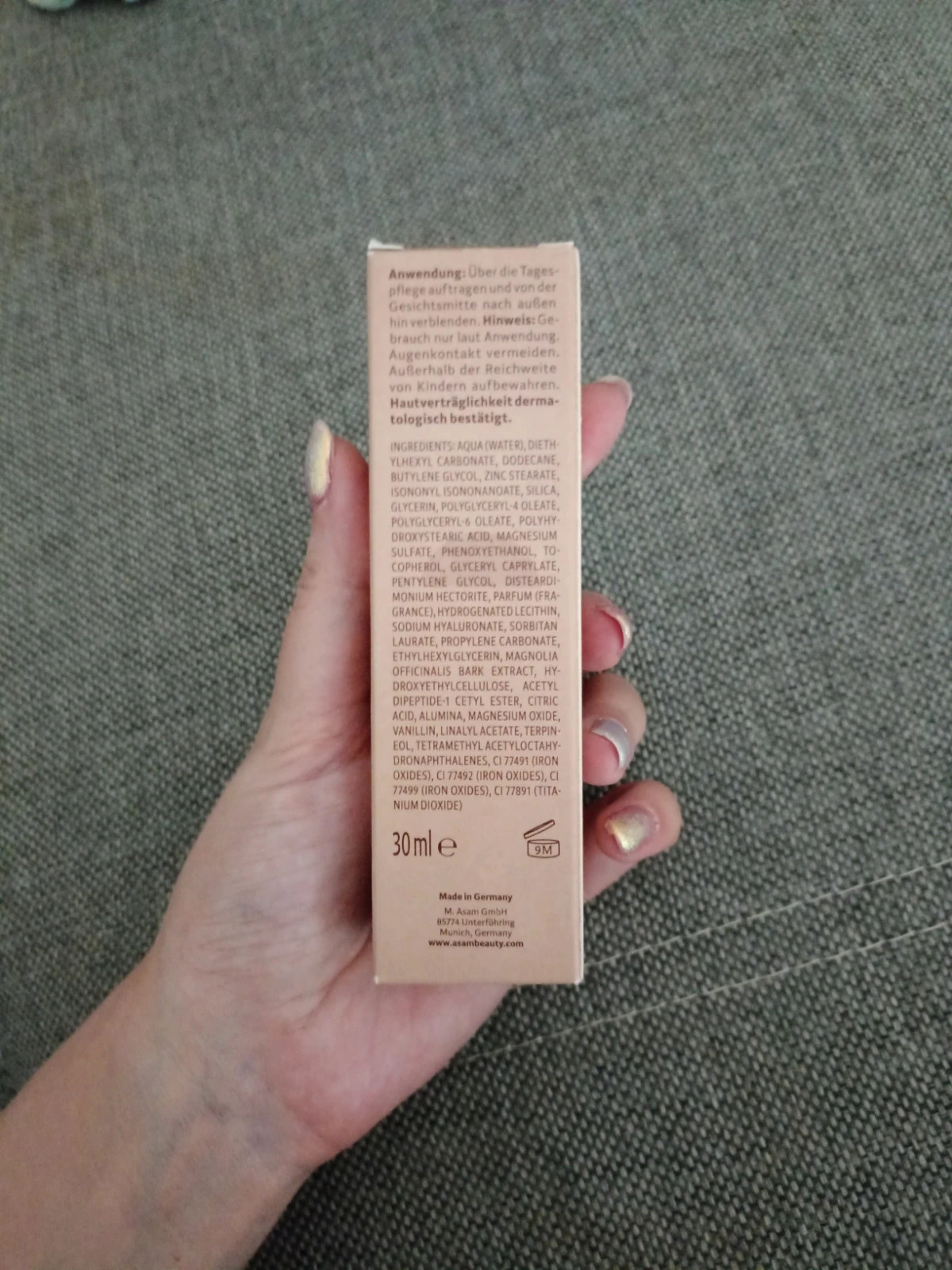 M.Asam Magic Finish supercharge serum foundation 3