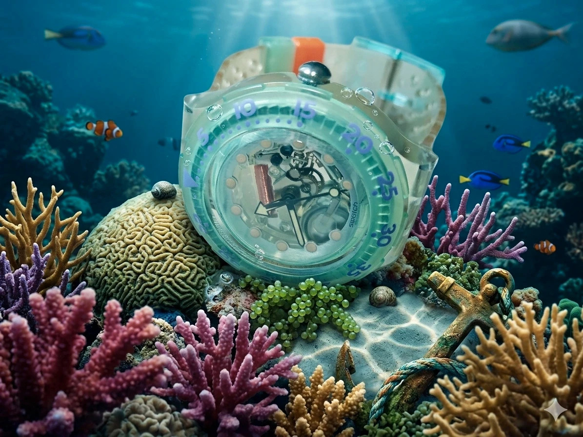 Swatch Scuba 200 'Jelly Bubbles' SDK104 1
