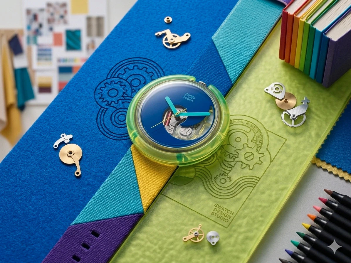 Swatch Pop PWK138 Aqua Club 1