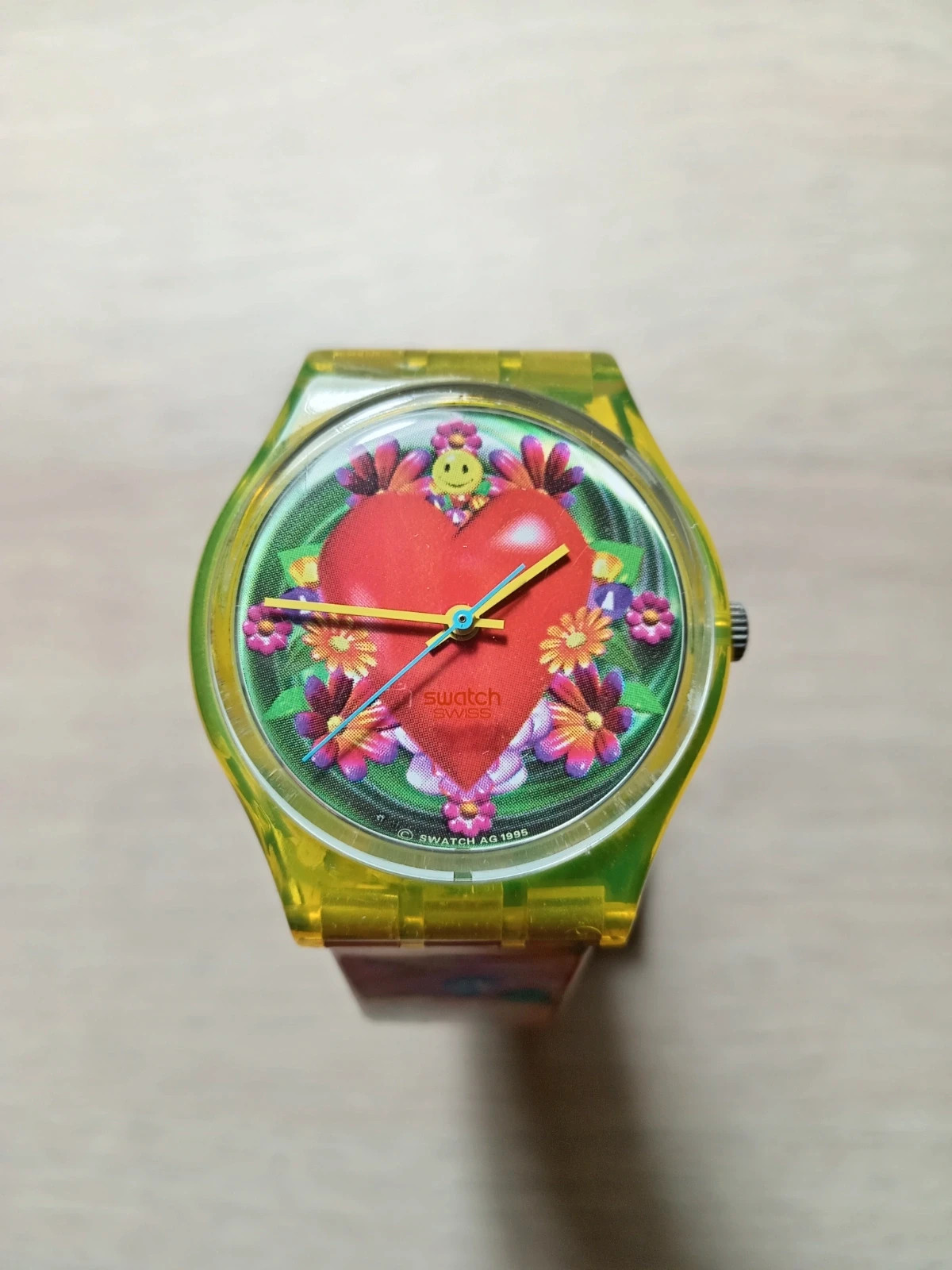 Swatch Artist Special GJ118 love, peace & happiness 1