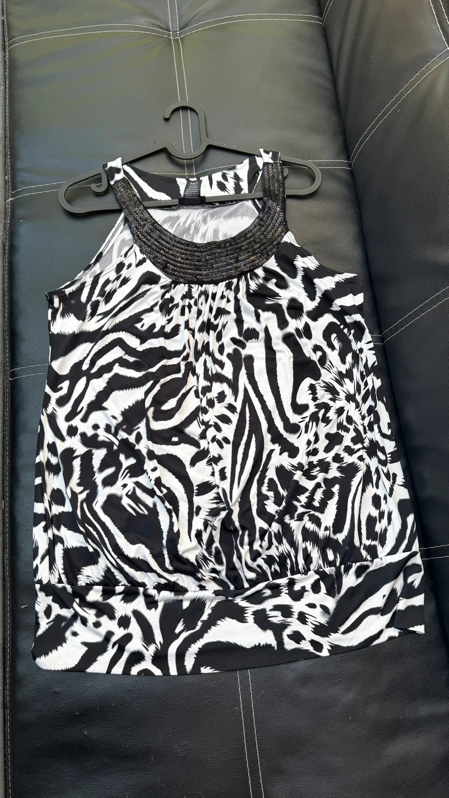 Rue21 XL ujjatlan mintás tunika / hosszított felső 2