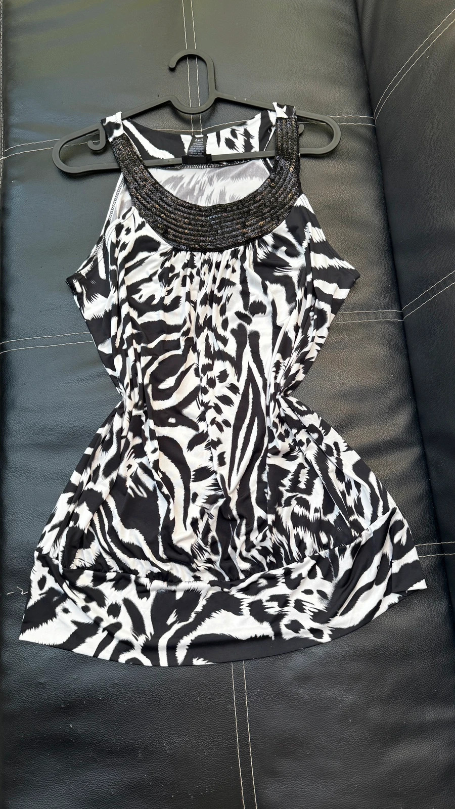 Rue21 XL ujjatlan mintás tunika / hosszított felső 1