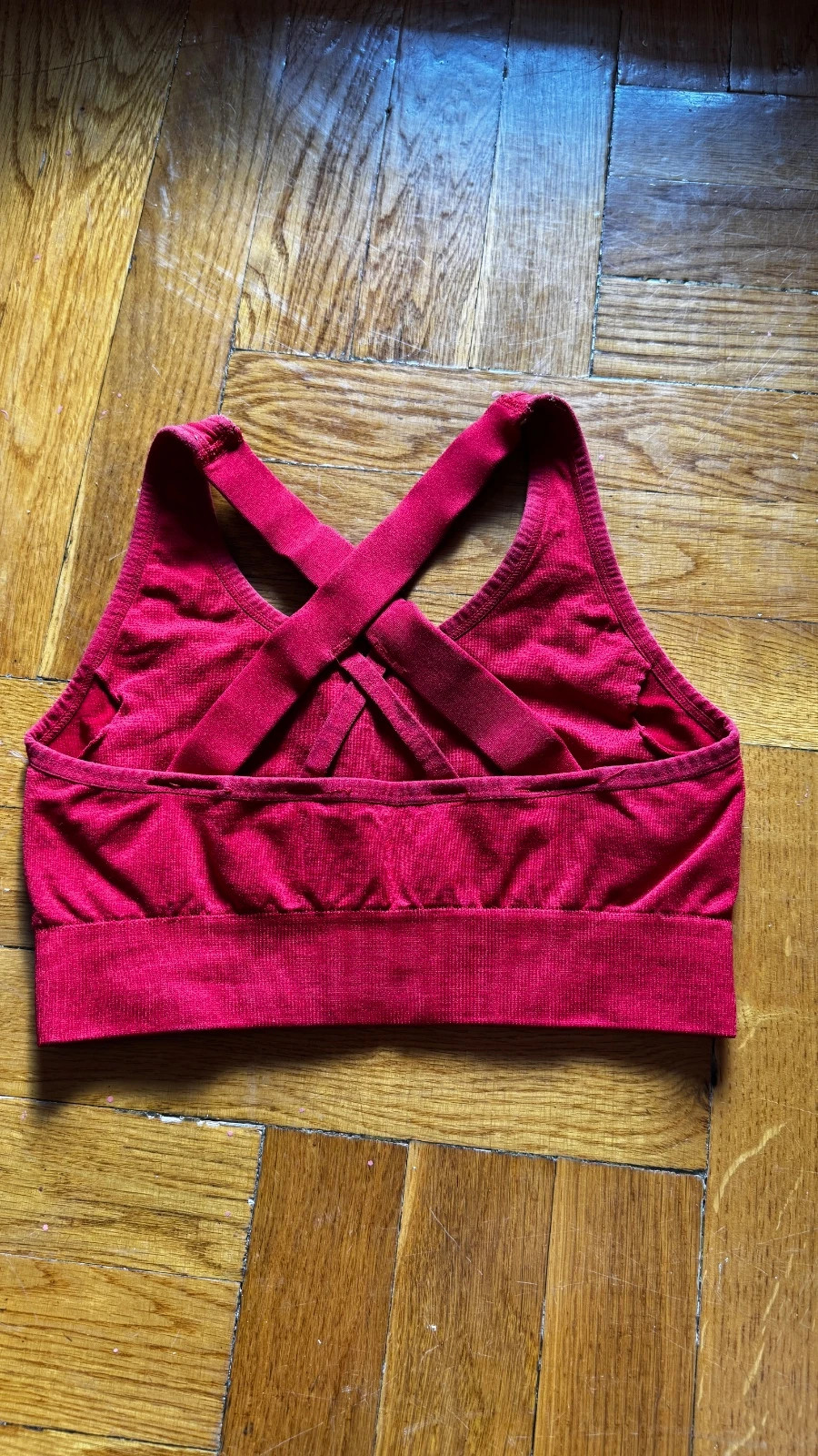 Piros sportmelltartó xs 4