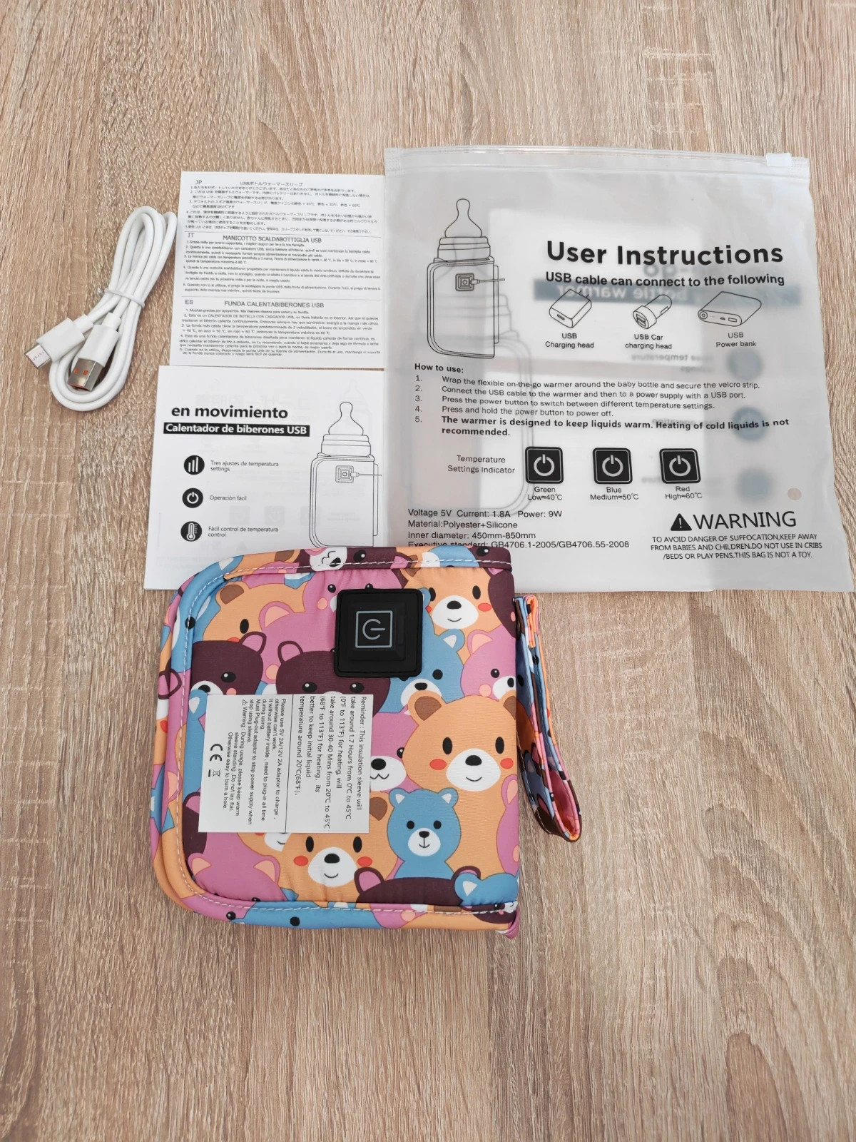 Usb-s Cumisüveg melegítő 1