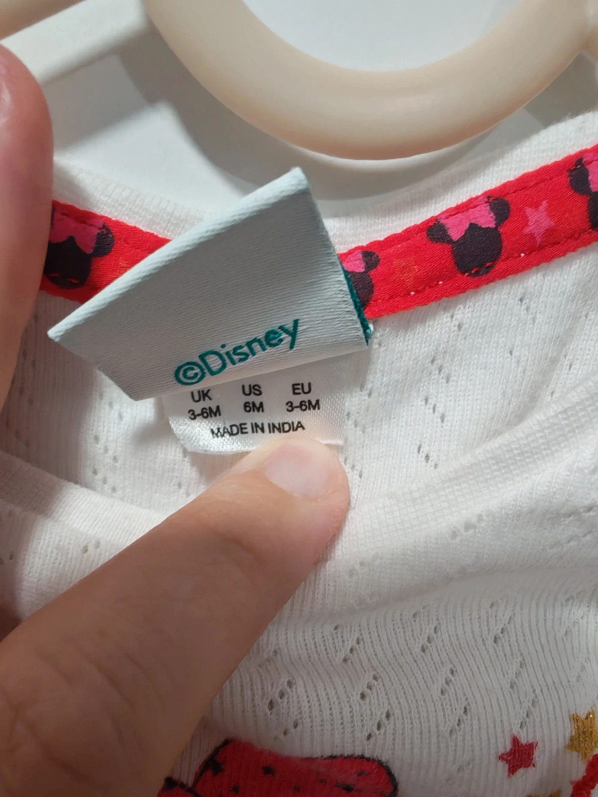 Minnie egeres karácsonyi hosszú ujjú body 62-68 4