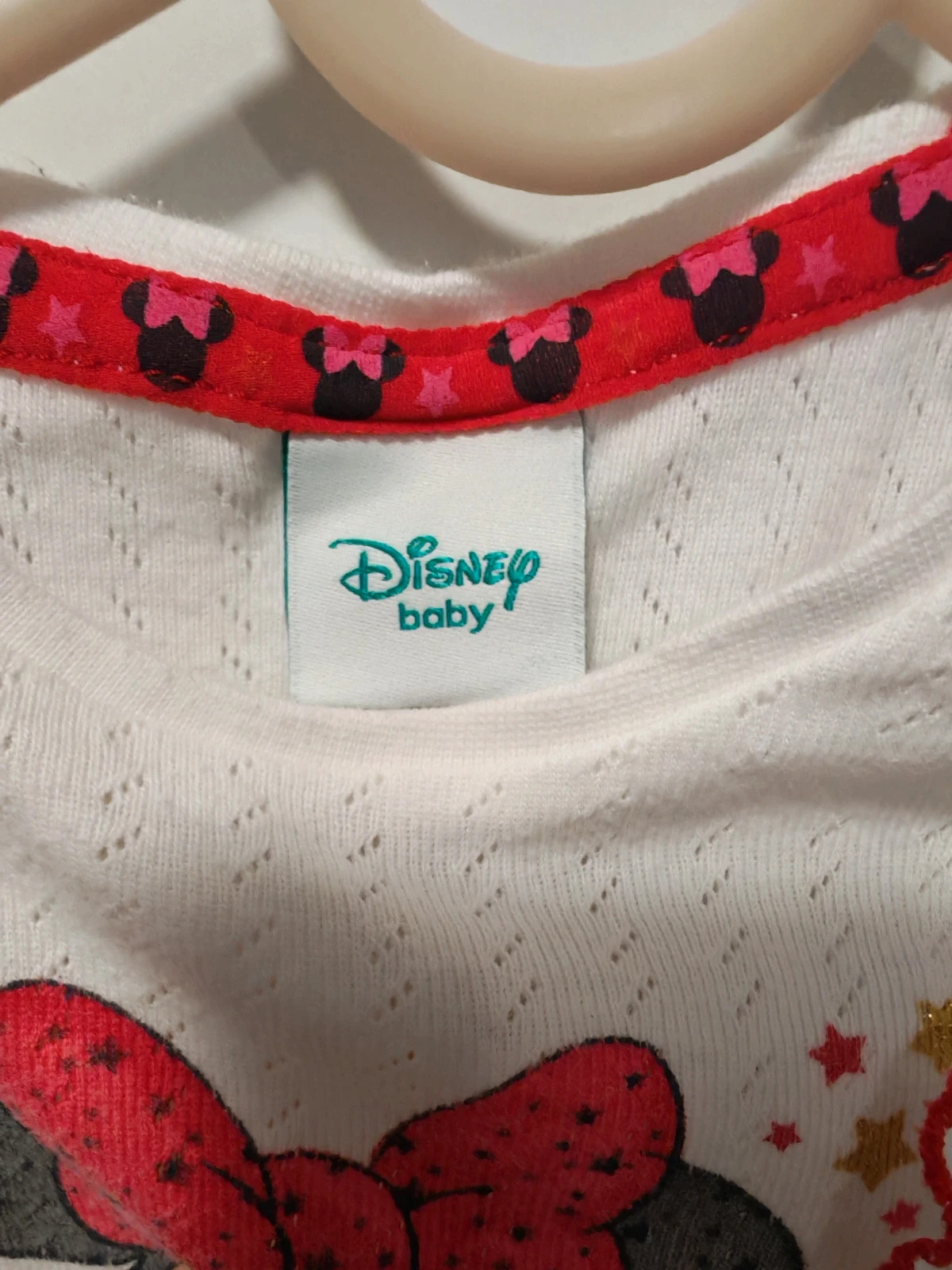 Minnie egeres karácsonyi hosszú ujjú body 62-68 3