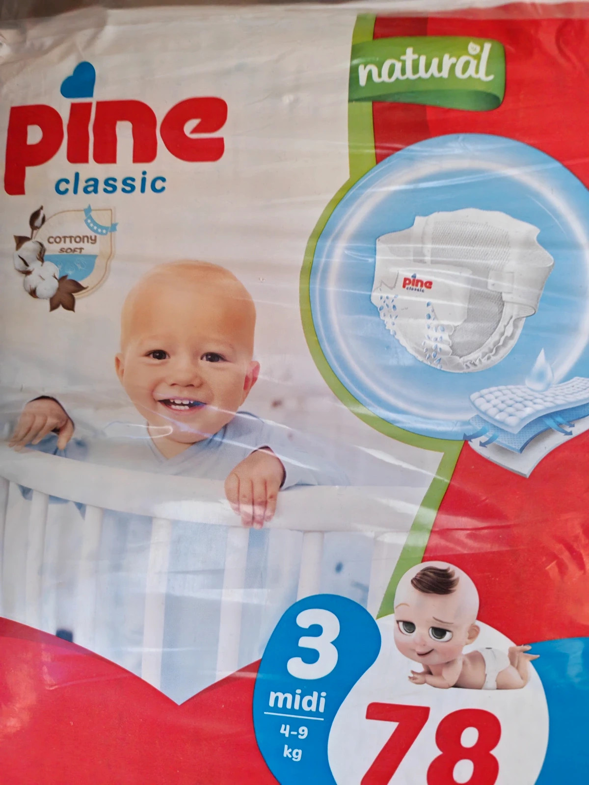 Pine classic 3-as méret 78db 3