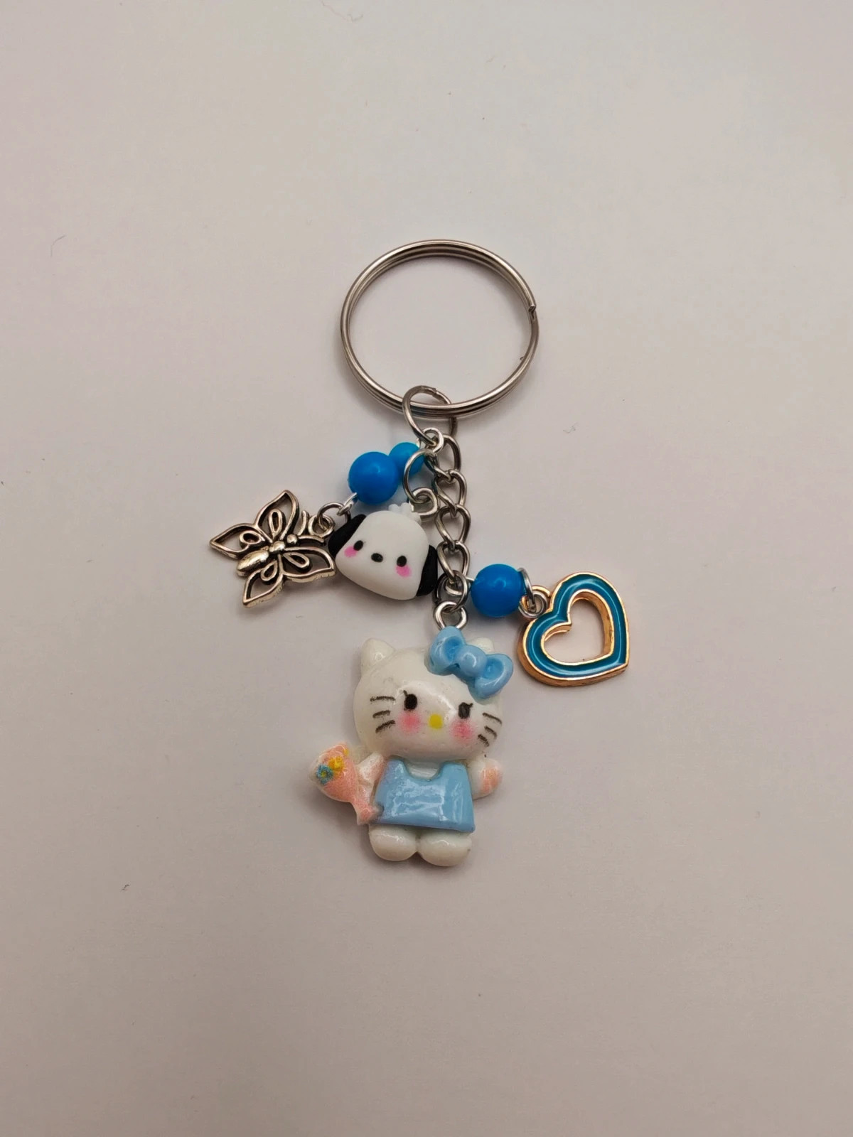 Hello Kitty kulcstartó kék 1