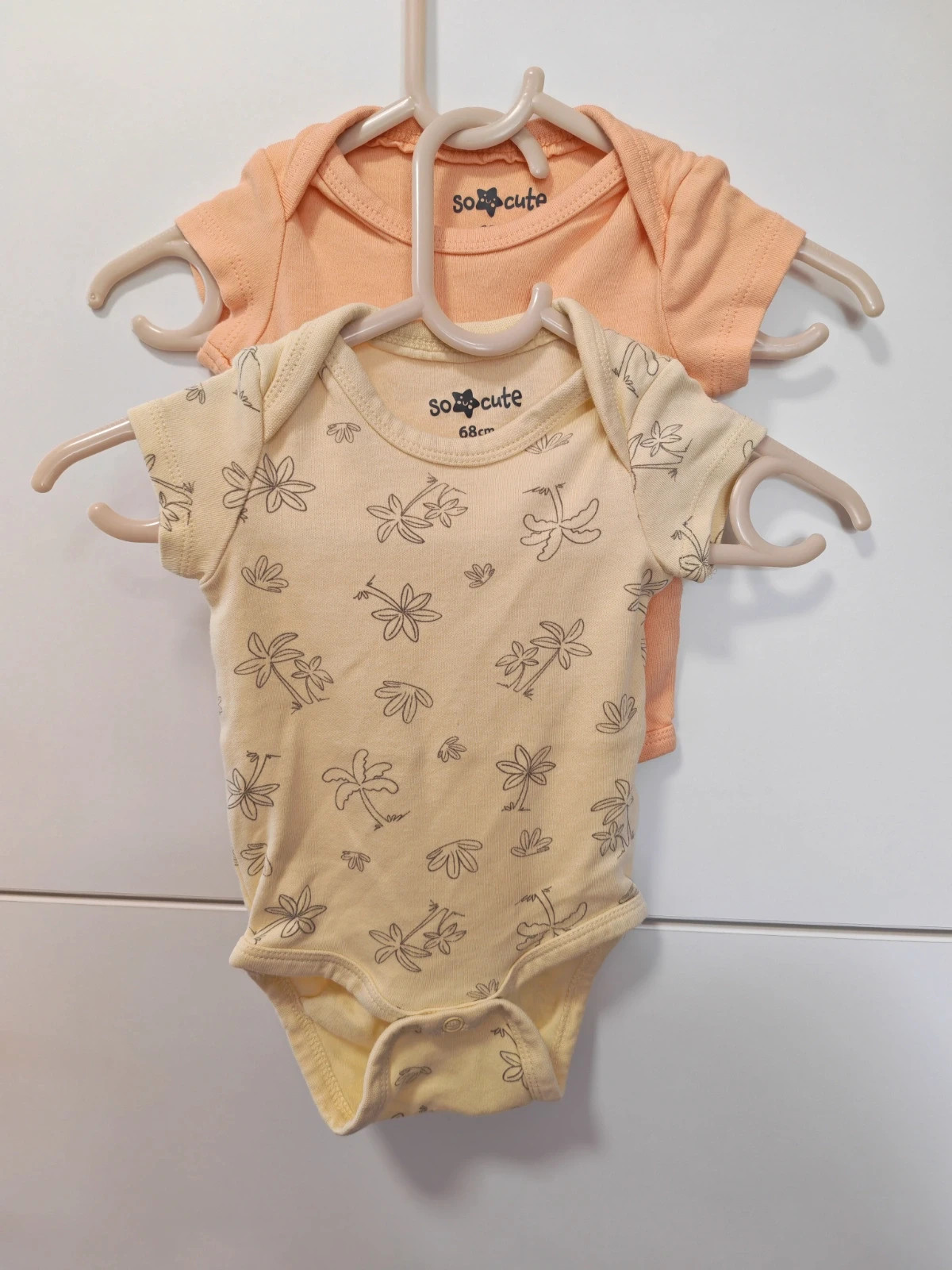 Unisex rövid ujjú body szett 68 1