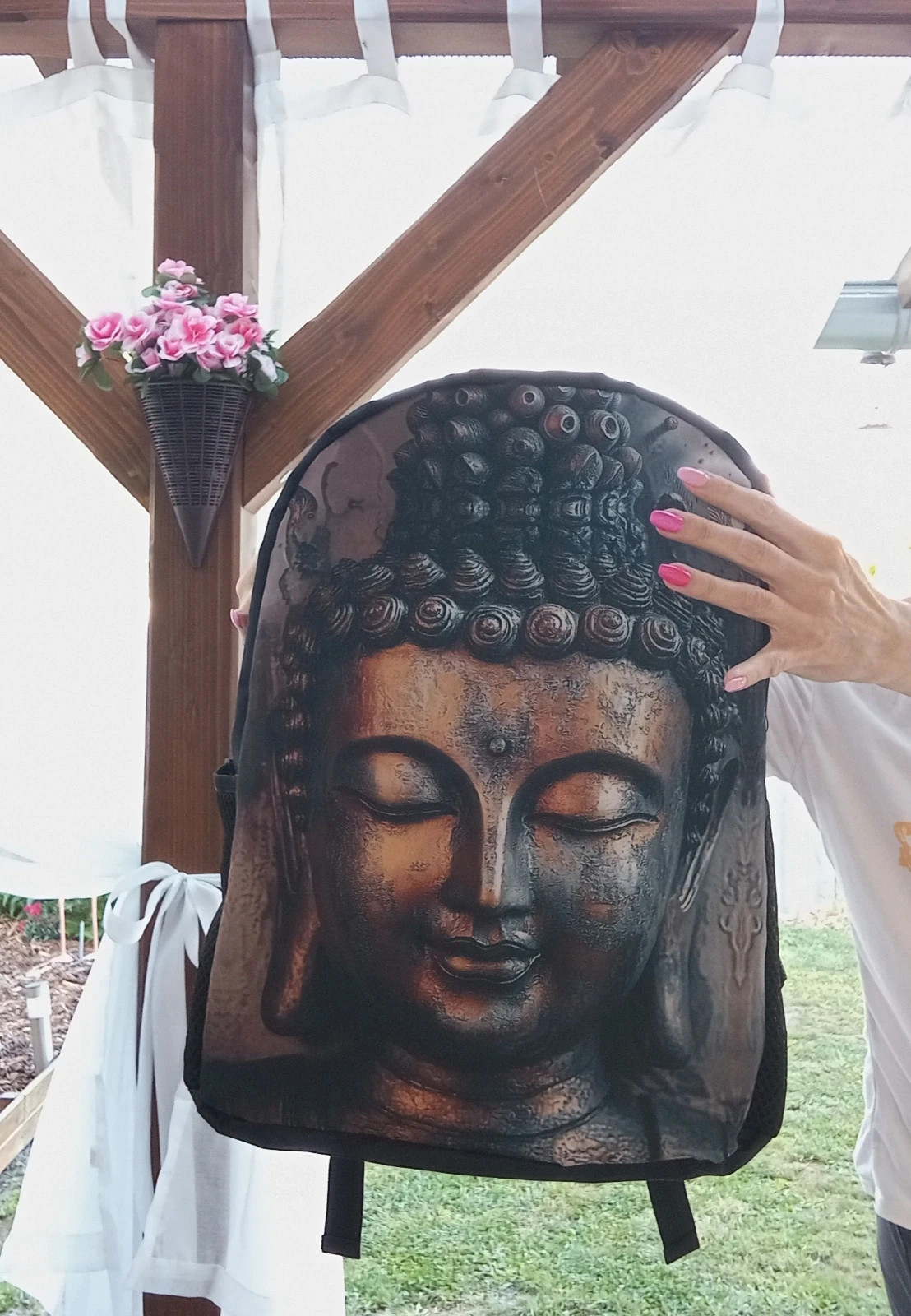 Hátizsák 43x32 Buddha mintával 1