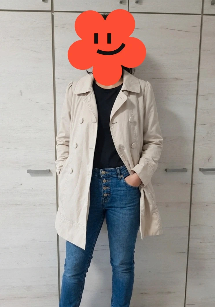 H&M elegáns tavaszi kabát 36-os 1