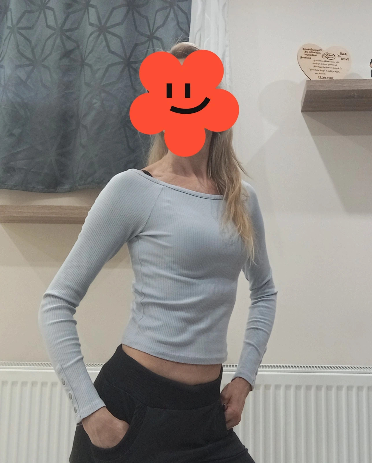 Szürke tavaszi crop top Tally Weijl 1