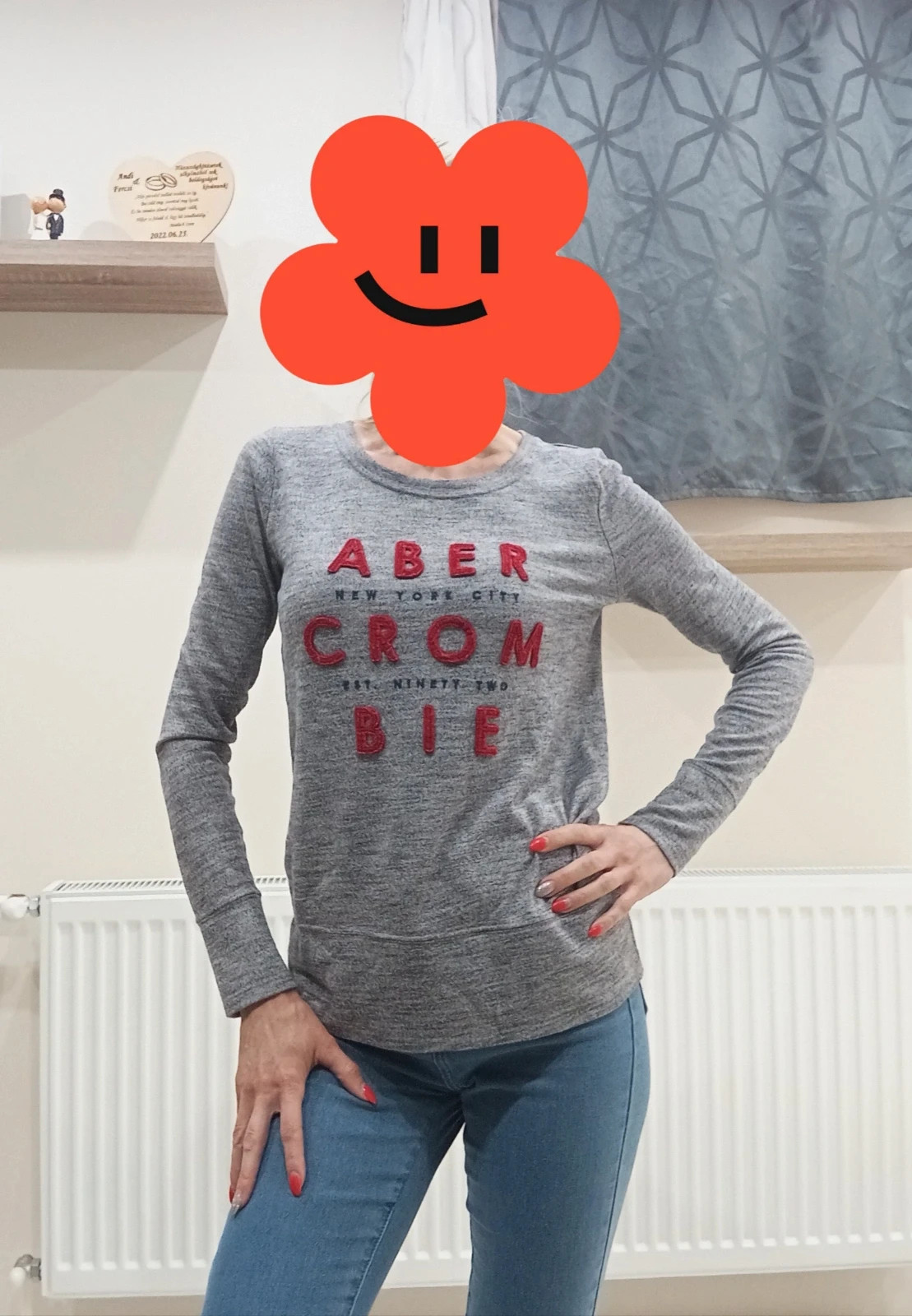Laza tavaszi Abercrombie felső XS 2