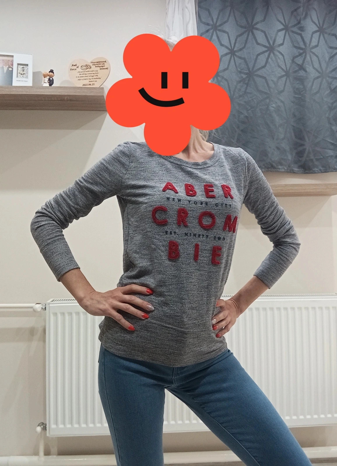 Laza tavaszi Abercrombie felső XS 1