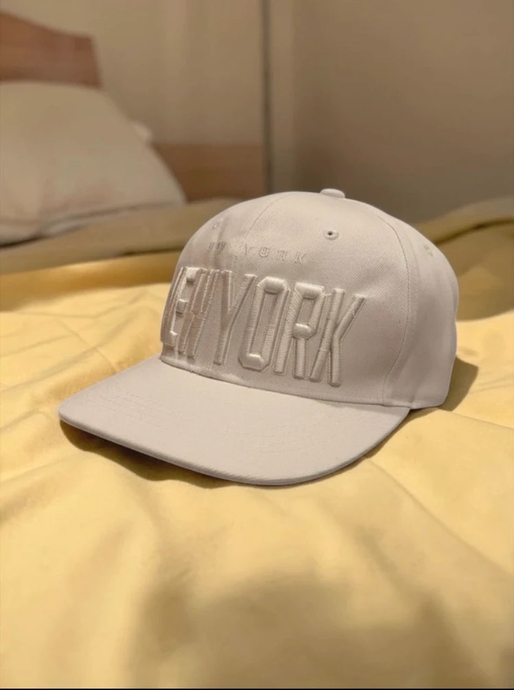 🤍 Fehér „New York” snapback sapka – Új | Unisex 1