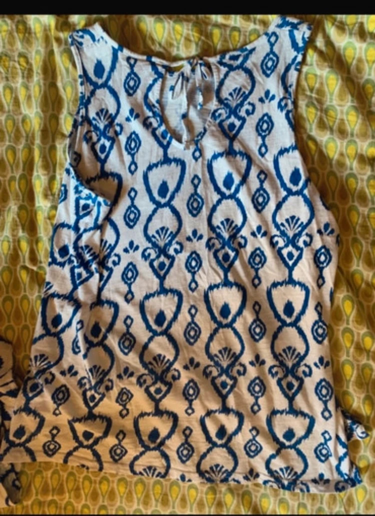 💙🤍 Beloved kék-fehér mintás kétrészes szett (XL) 4