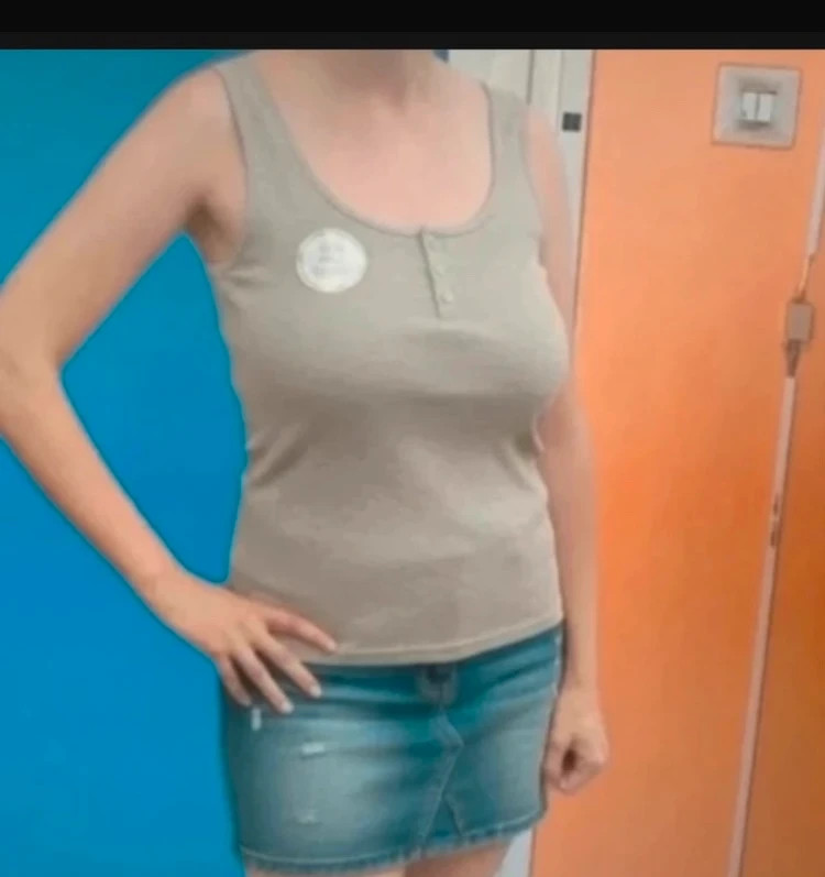 Új, címkés Primark szürke női top / ujjatlan felső – L (42–44) 1