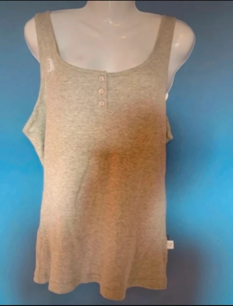 Új, címkés Primark szürke női top / ujjatlan felső – L (42–44) 4