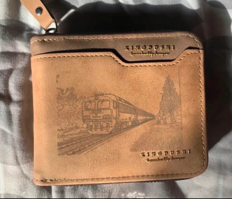 Mozoony mintás vintage műbőr pénztárca (Új) 2