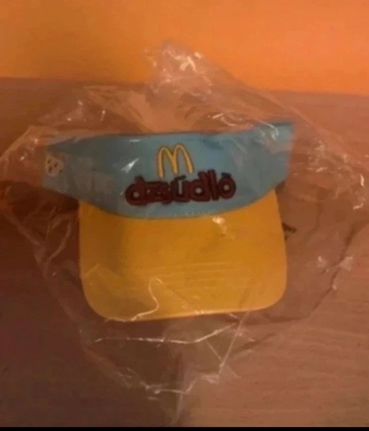 🧢 Ritka McDonald’s napellenzős sapka – Vadonatúj, címkés állapotban! 2