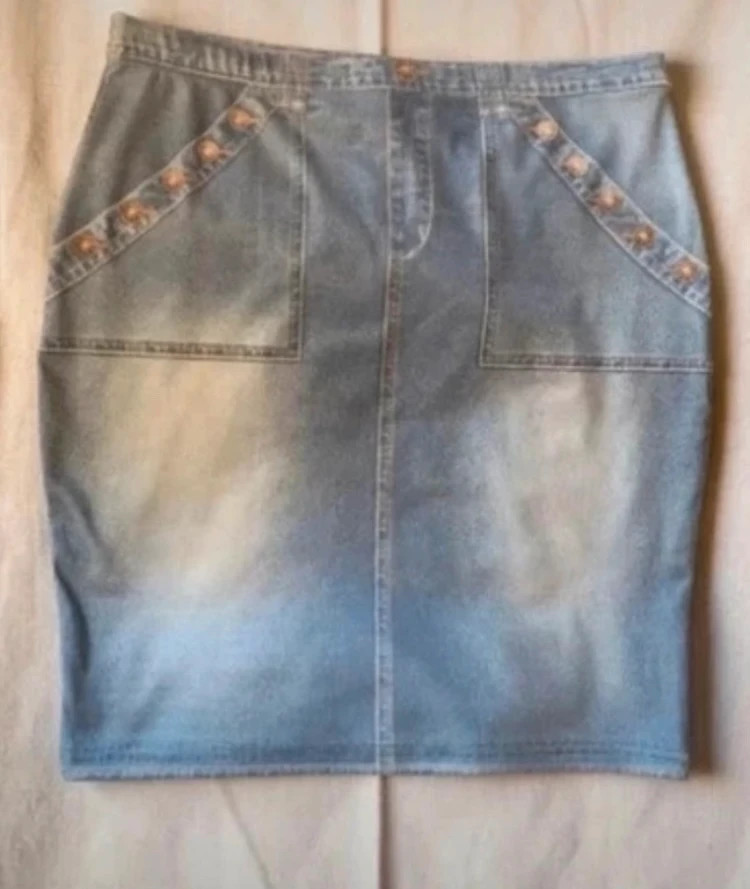 🌟 ÚJ Farmer hatású sztreccs szoknya (Hibátlan, L-XL / 0XL) 2