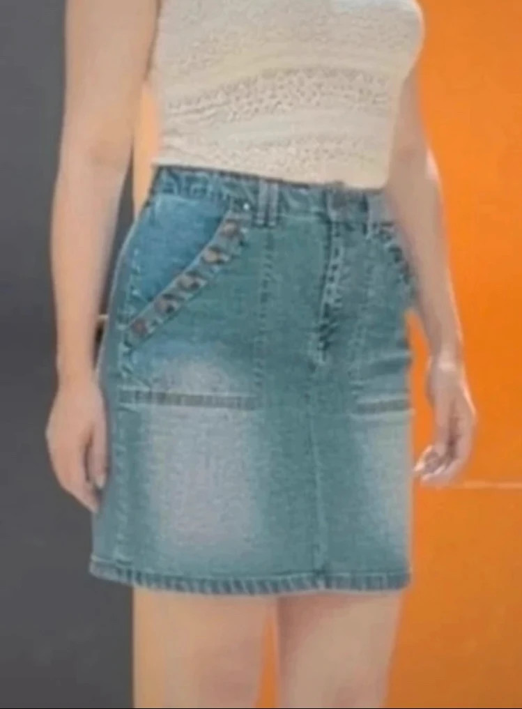 🌟 ÚJ Farmer hatású sztreccs szoknya (Hibátlan, L-XL / 0XL) 4