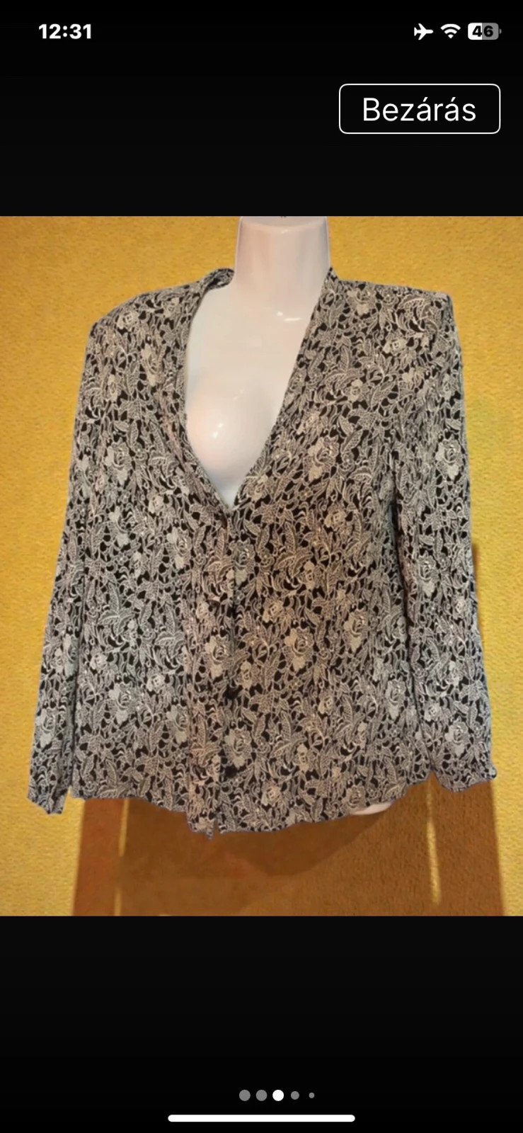 Elegáns alkalmi ruha + boleró szett (M/L) 3