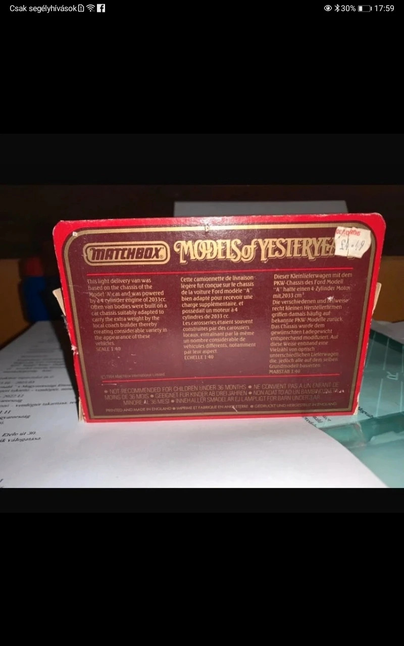 Matchbox Models of Yesteryear Y-22 1930 Model A Ford Van (Spratt's) 3
