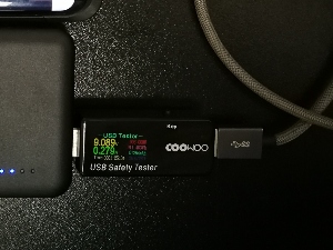 Charging via USB-A (Samsung) PowerCore Slim II