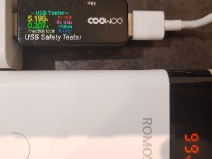 ROMOSS USB-C PD Power Bank 20000mAh LED Recharging via Standard Charger