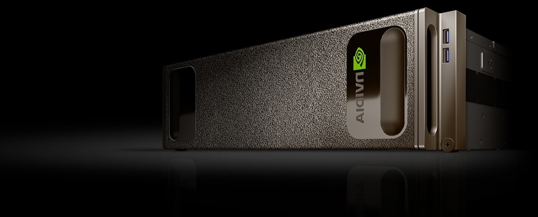 NVIDIA DGX Spark AI Supercomputer on a desk