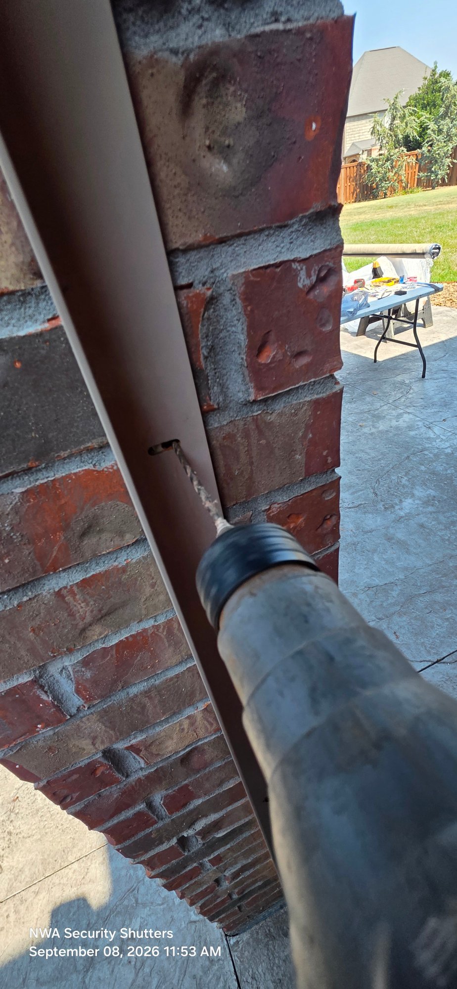 Hammer drill mechanical Bond.