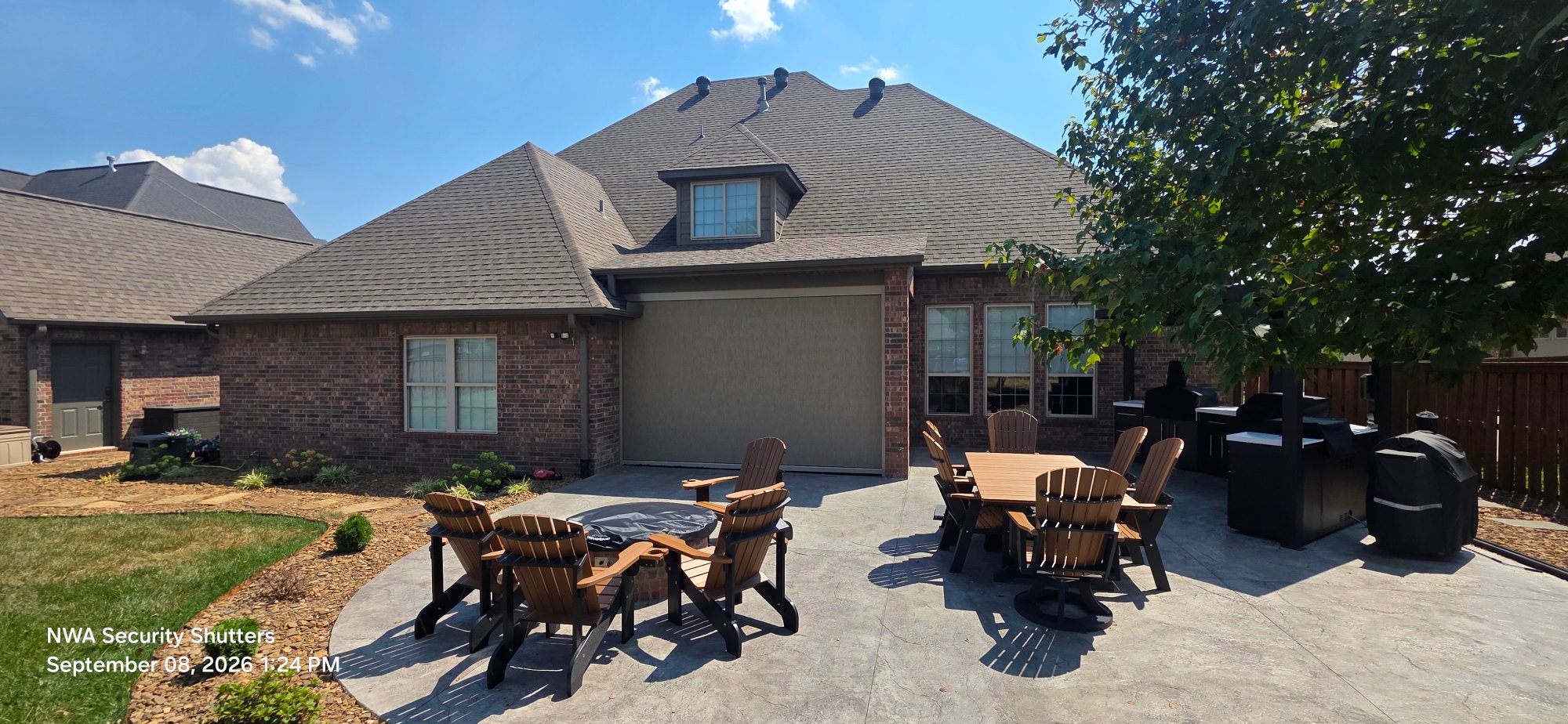 Just got finished with this job in Centerton. It turned out excellent two complete motorized retractable units. Four and a half week turn around time from start to finish. — finished — Centerton, Arkansas