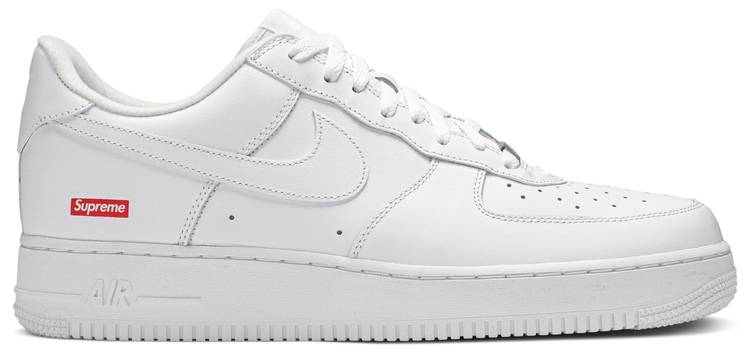 Supreme x Air Force Low White