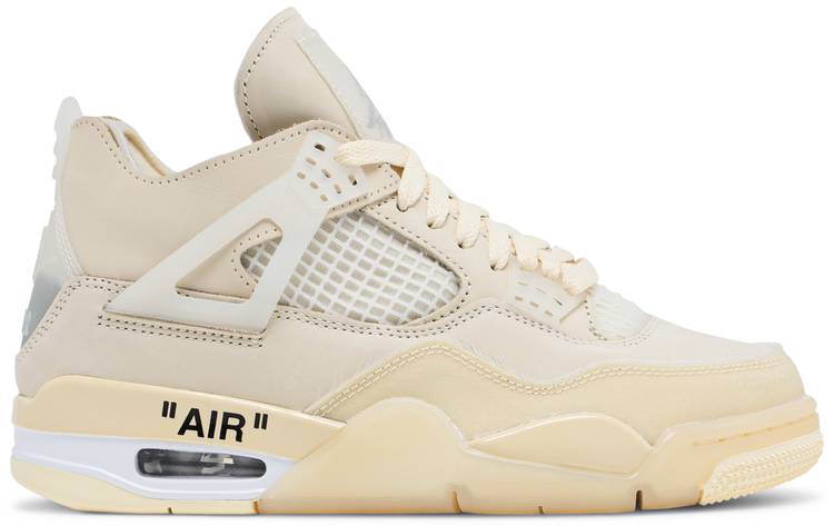 WMNS Air Jordan 4 OFF-WHITE Sail (W)