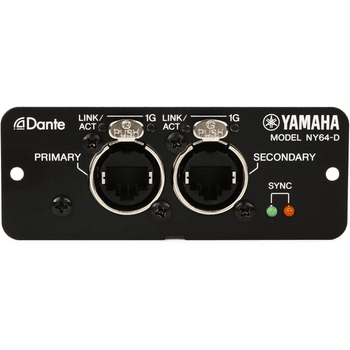 Yamaha NY64-D Dante I/O Expansion Card For TF Mixers