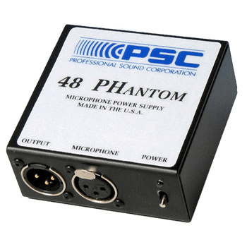 PSC 48 PHantom Microphone Power Supply