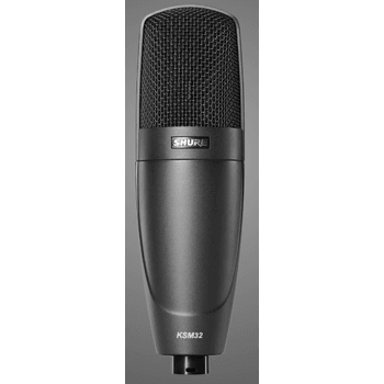 Shure KSM32/CG Cardioid Studio Condenser Mic (Charcoal Gray)