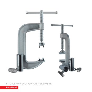 6" & 8" C-Clamp w/ Junior Receivers