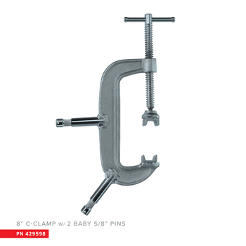Matthews 6" & 8” C-Clamp w/ Baby Pins