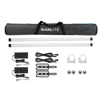 Nanlite PavoTube II 30XR 4 ft. RGB LED Pixel Tube Light (2-Light Kit)