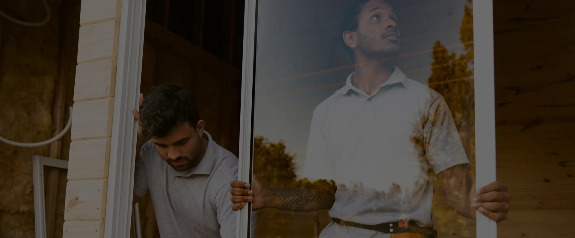 Modern vinyl windows