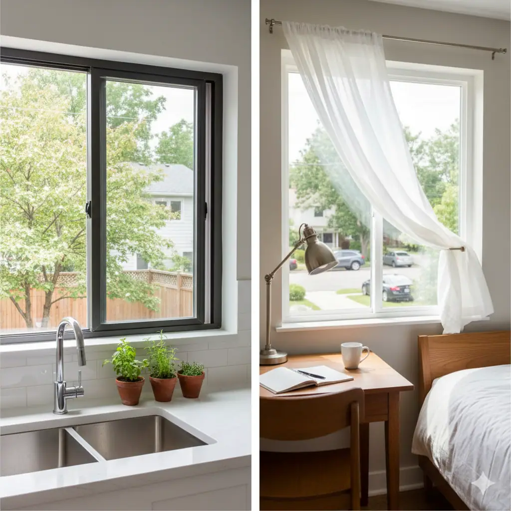 Sliding window installation