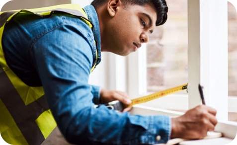 Professional measuring window