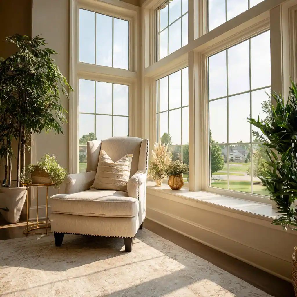 Picture window installation