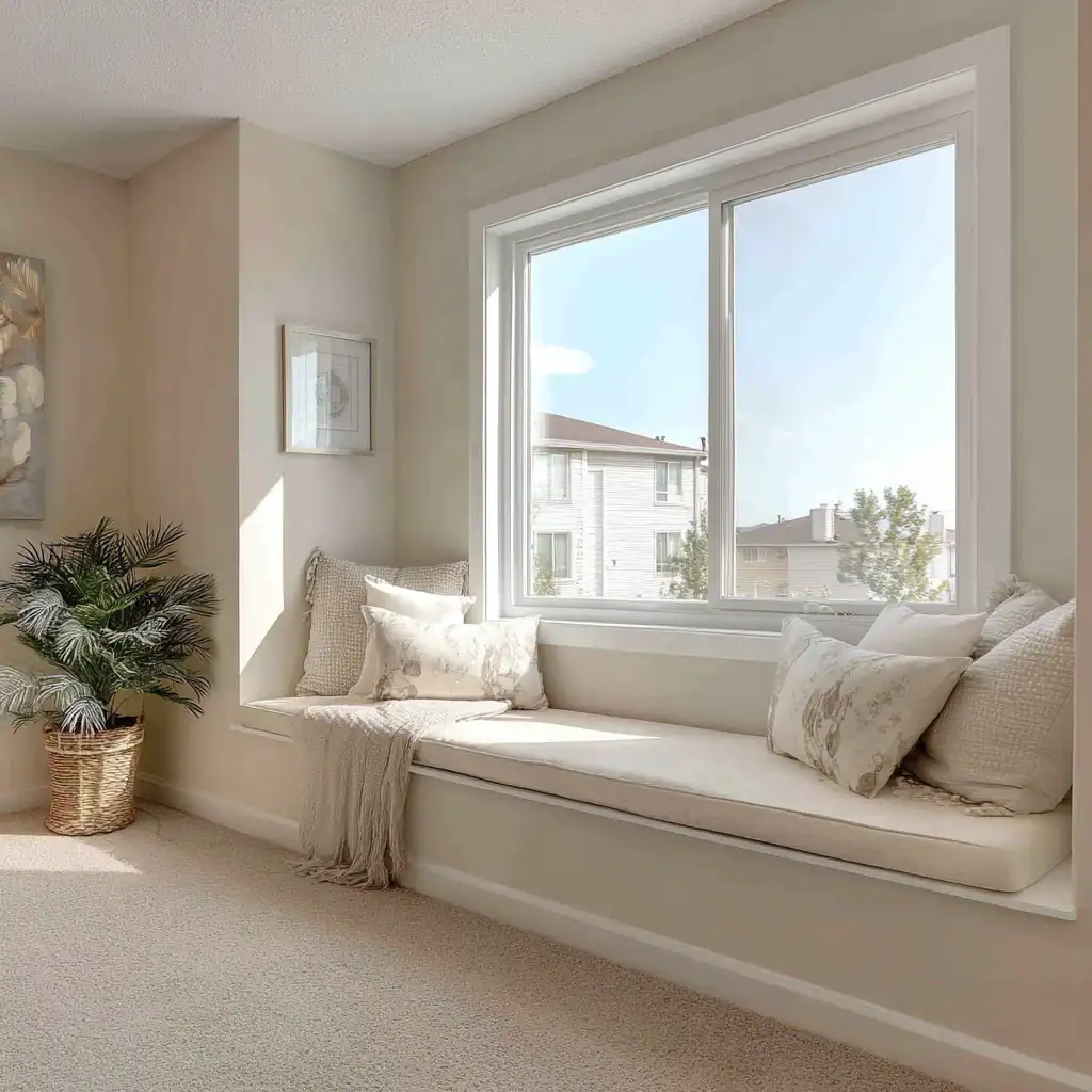 Sliding window in modern home