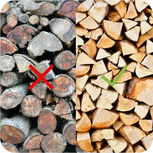 SEASONED VS. KILN-DRIED Firewood SEASONED VS. KILN-DRIED Firewood