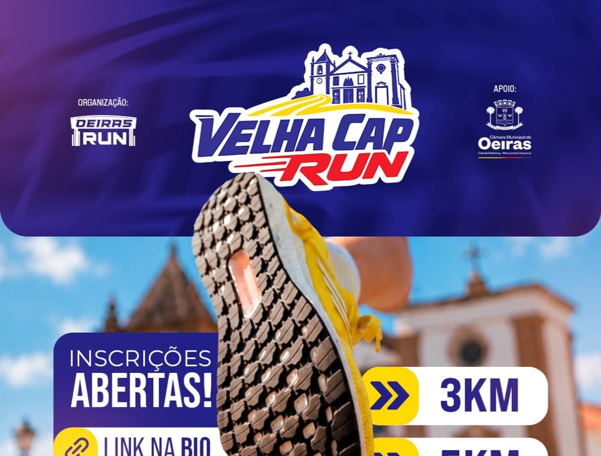 Velha Cap Run abre inscrições com provas de 3, 5 e 10 km em Oeiras