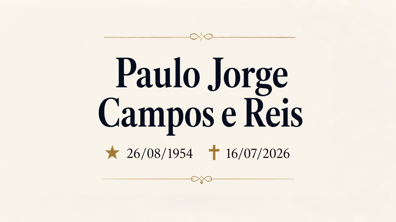 Velório de Paulo Jorge Campos e Reis será na Av. José Tapety, no Centro de Oeiras